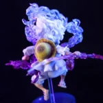 10cm One Piece Luffy Anime Figure GEAR5 Sun God Nika Luffy Action Figures PVC Collection Model Doll Toys Kids Birthday Gifts 6