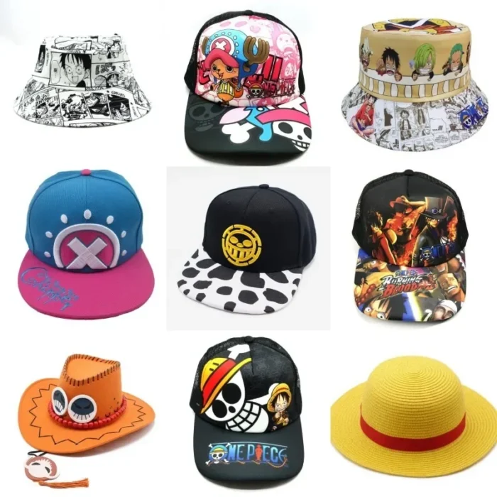 Boy Girl One Piece Cap D Ace Hats Cosplay Cowboy Cap for Men Women Children Pirates Cap Hats Toys for Kids Adult Christmas Gift 1
