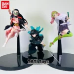 Hot Demon Slayer Anime Figure Tanjirou Agatsuma Zenitsu Kyoujurou Anime Model Action Figure PVC collection Toy for Kids Gift 4