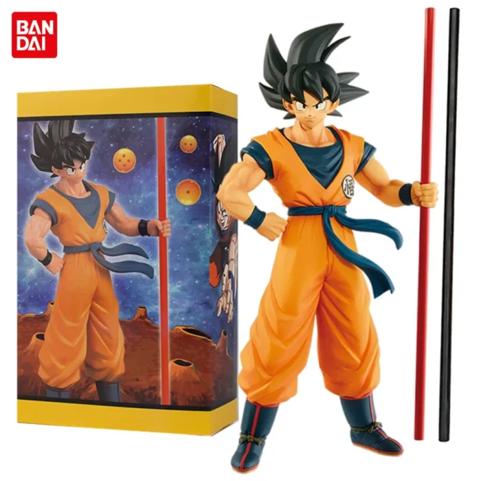 In Stock Dragon Ball Son Goku Super Saiyan Anime Figure 22cm Goku DBZ Action Figural Model Gift Collectible Figurine for Kid Toy 1