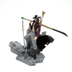 17CM ONE PIECE Anime Figures Dracule Mihawk Top Decisive Battle Action Figure PVC Model Toys Collection Ornaments Doll Fans Gift 4