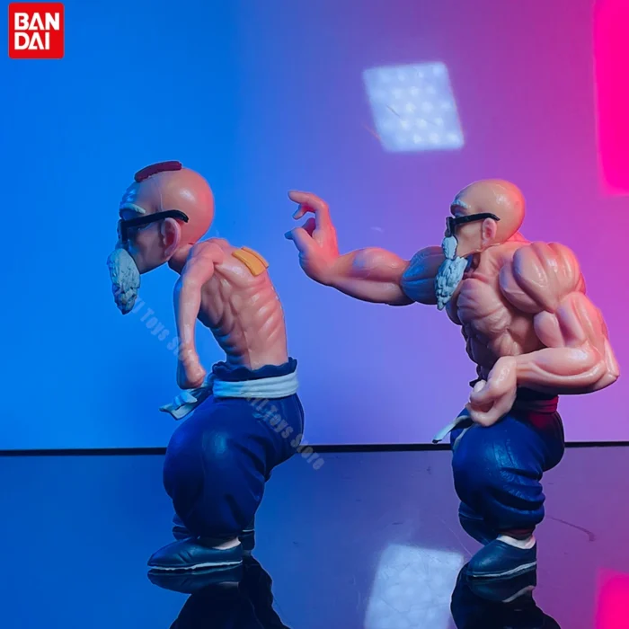 New Anime Dragon Ball Figure Master Roshi Action Figure Muscle Strengthening Form Toys Gifts PVC Model Collectible Ornament 3