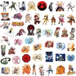 50PCS/100PCS Naruto Anime Cartoon Sticker Phone Case Laptop Ledger Suitcase DIY Decorative Waterproof Stickers Kid Toy Gift 5