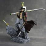 17CM ONE PIECE Anime Figures Dracule Mihawk Top Decisive Battle Action Figure PVC Model Toys Collection Ornaments Doll Fans Gift 1