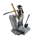 17CM ONE PIECE Anime Figures Dracule Mihawk Top Decisive Battle Action Figure PVC Model Toys Collection Ornaments Doll Fans Gift 3