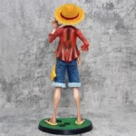 One Piece 42.5cm Straw Hat Monkey D. Luffy Gk Large 1/4 Big Smiley Anime Figures Doll Statue Model Ornament Decorative Gifts Toy 4
