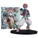 20CM Anime Figure Demon Slayer Juuni Kitsuki Akaza Battle Figure Toy Gift PVC Figure New Static Table Decoration Box Set 2