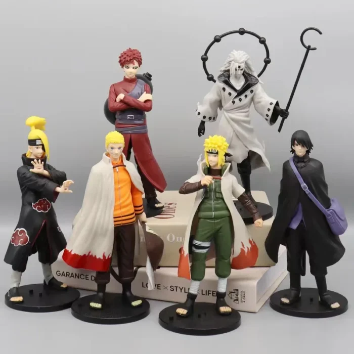 Naruto Anime Figure Naruto Uzumaki Kakashi Uchiha Madara Sasuke model figure 4