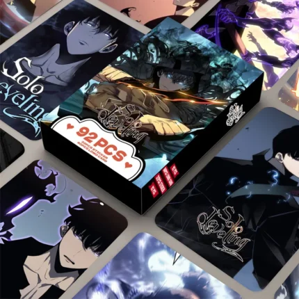 92PCS/Set Anime Solo Leveling Cards LOMO Card Photocard For Fans Collection Gift 1