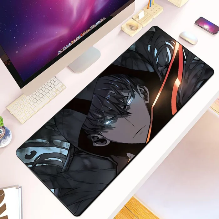 Anime Solo Leveling Mousepad HD Printing Computer Gamers Locking Edge Non-slip Mouse Pad XXL90x40cm Keyboard PC Desk Pad 2