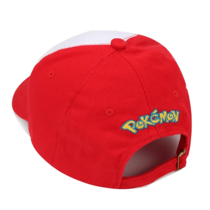 Anime Cartoon Pokemon Hats Pocket Monster Figure Ash Ketchum Cosplay Series Cartoon Hat Adjustable Child Baseball Cap Mesh Hats 5