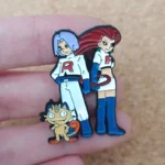 Pokemon James Anime Brooch For Backpacks Enamel Pin Metal Brooch Pin For Women Badges Pin Brooches Jewelry Accessories 3