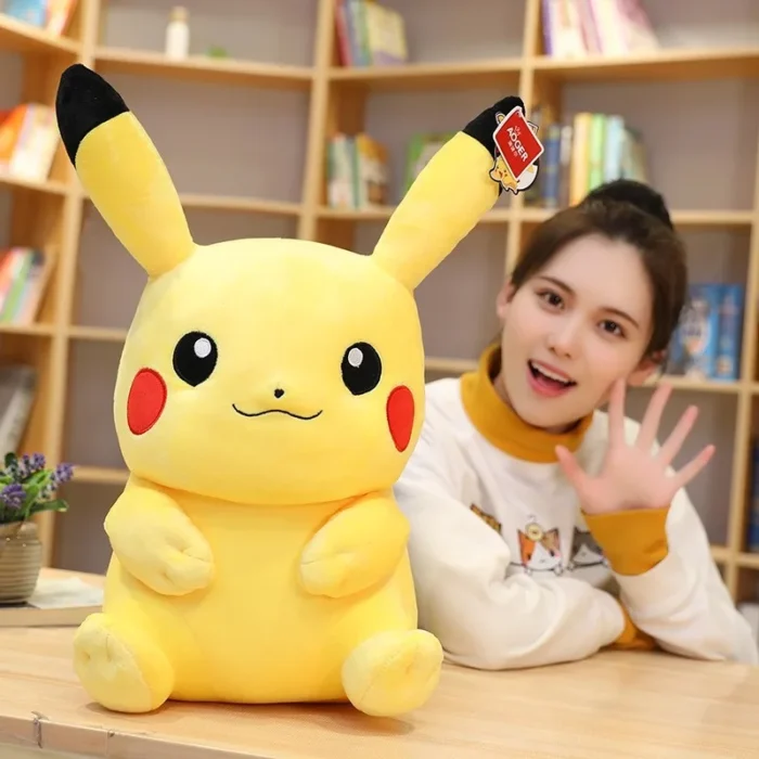 Pokemon Kawaii Pikachu Cute Stuffed Toys Cartoon Plush Dolls Anime Throw Pillow Birthday Christmas Gift For Kids Friends Boys 5