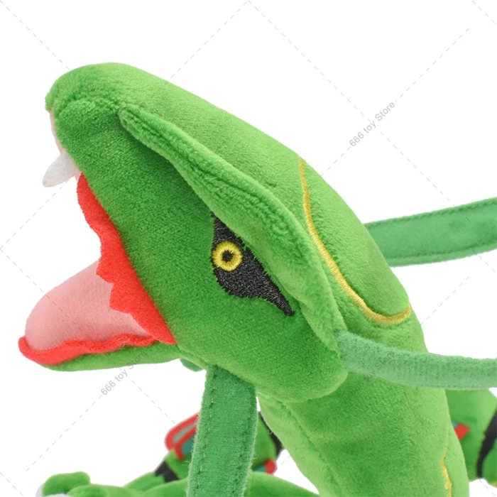 75CM Pokemon Plush Rayquaza Shiny Rayquaza Green Black Peluche Stuffed Doll Toys Gifts for Kids Birthday Christmas 4
