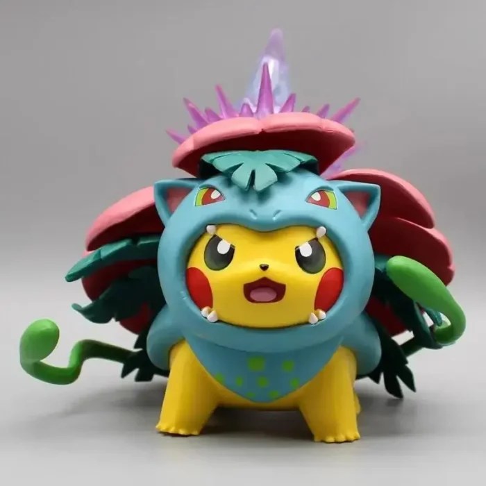 12cm Pokemon Anime Figures Pikachu Cosplay Gengar Charizard Bulbasaur Psyduck Kawaii Figurine PVC Statue Model Kids Xmas Gifts 3