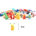 24-144 Pcs Pokemon Action Figure 2-3CM Not Repeating Mini Figures Model Toy Pikachu Anime Kids Collect Dolls Birthday Gifts 6