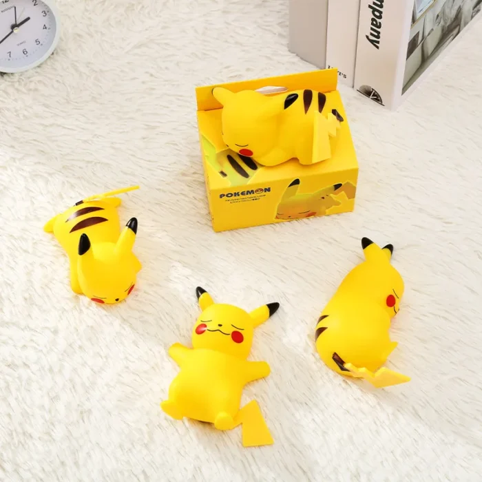 Pokemon Pikachu Night Light Glowing Children Toy Pokemon Pikachu Cute Bedside Lamp Children's Birthday Christmas Present 5