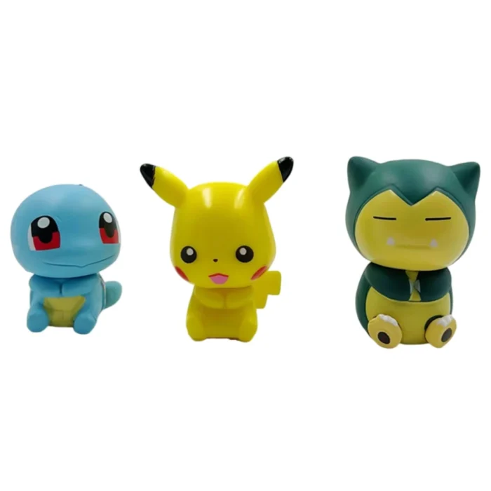6pcs Pokemon Pikachu Anime Toys Dolls for Kids Action Figure Toy Charmander Squirtle Cartoon Doll Boys Girls Child Birthday Gift 2