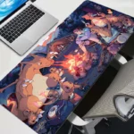 Gaming Mouse Pad P-pokemon Charizard Home New HD Pc Mousepad XXL keyboard pad Non-Slip Office Carpet Laptop Mice Pad Gift 3