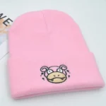 Pokemon Snorlax Ditto Psyduck Beanies Women Winter Warm Hat Anime Solid Color Funny Embroidery Cap for Men Knitted Bonnet Unisex 2