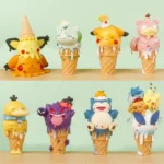 Hot Pokemon ice cream  Anime figure model Action Figure Pikachu Gengar Model Toy Cartoon Collectible Doll For Kids Gifts 2