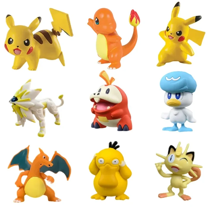 Pokeball Pokemon Figurine Elf Ball Anime Figure Cartoons Pikachu Charizard Pocket Monster Pet Anime Action Model Toy Kids Gifts 3