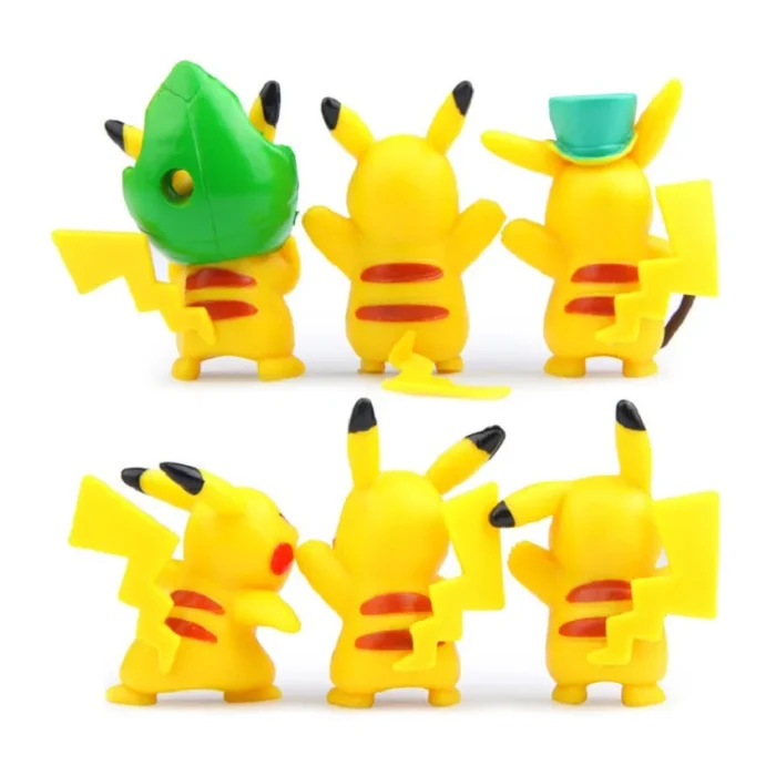 18pcs/set Pokemon Pikachu Action Figure Animation Cute Doll Collection PVC Model Toys 3