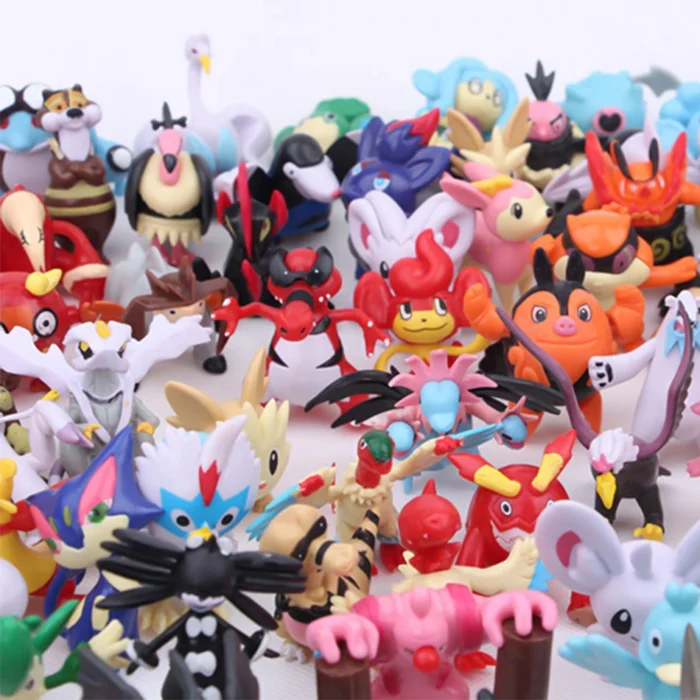 24-144 Pcs Pokemon Action Figure 2-3CM Not Repeating Mini Figures Model Toy Pikachu Anime Kids Collect Dolls Birthday Gifts 4