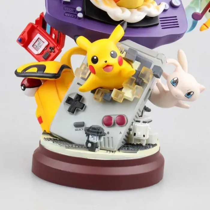 20cm pokemon Pikachu Anime Figure Pikachu Game Machine Model Gameboy Pika Mew Charizard Doll PVC Statue Ornament Decora Toy Gift 2