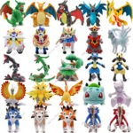Anime Shiny Charizard Plush Pokemon Toys Cute Mega Evolution X Charizard Articuno Lucario Stuffed Peluche Kids Christmas Gifts 1