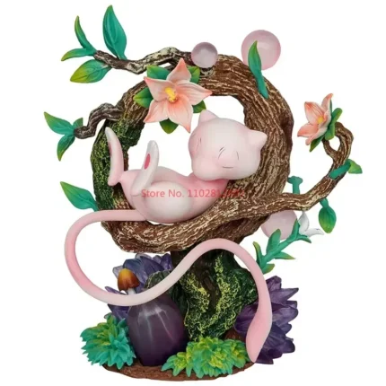 Pokemon Sleep Mew 15cm Anime Figure Gk Action Figurine Pvc Statue Model Doll Room Collection Decoration Toys For Friend Gifts 1