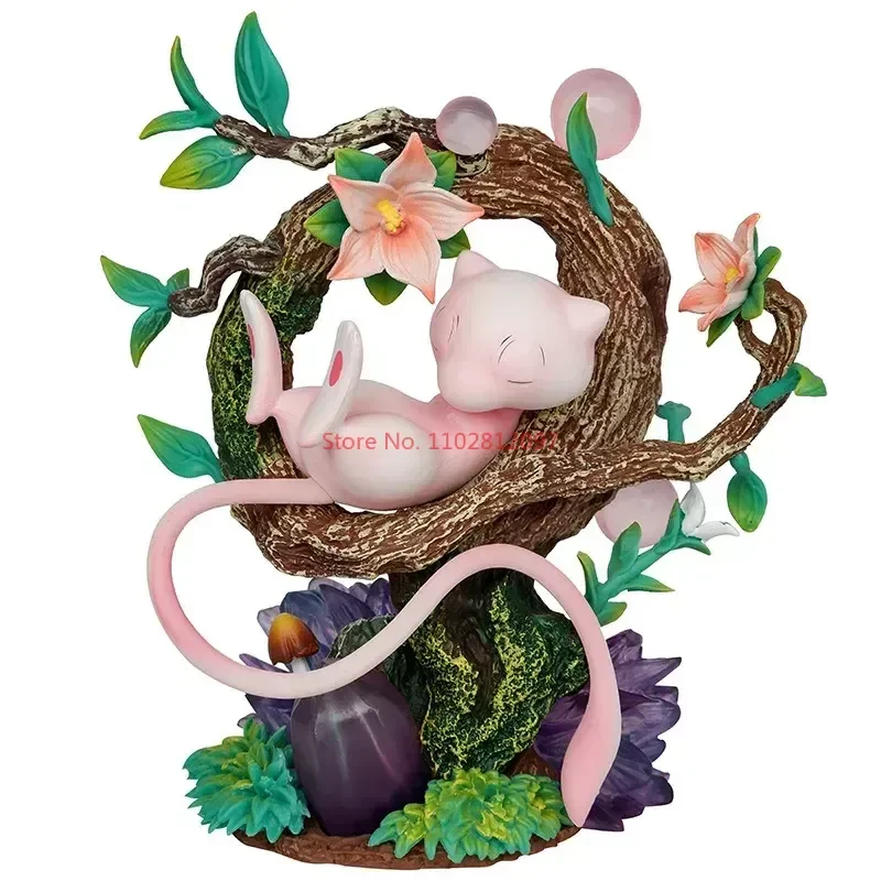 Pokemon Sleep Mew 15cm Anime Figure Gk Action Figurine Pvc Statue Model Doll Room Collection Decoration Toys For Friend Gifts 1