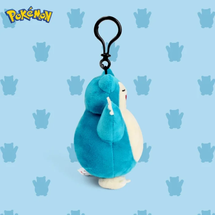 Genuine Animal Pokemon Series Pikachu Snorlax Kawaii Plush Toys Cute Pendant Keyring Keychain Birthday Party Gifts For Kid Boy 5