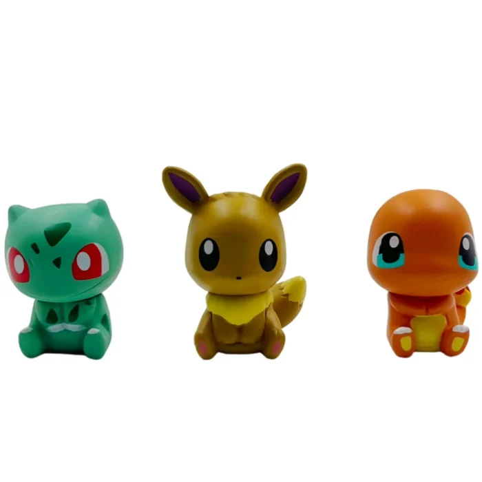 6pcs Pokemon Pikachu Anime Toys Dolls for Kids Action Figure Toy Charmander Squirtle Cartoon Doll Boys Girls Child Birthday Gift 3