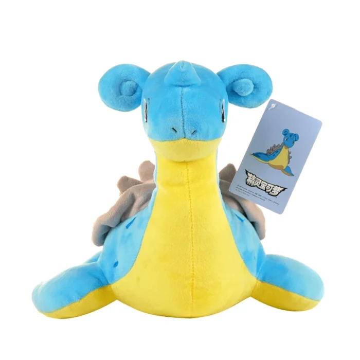 Kawaii Pokemon Lapras Stuffed Toys Cartoon Cute Water Sprit Plush Dolls Throw Pillow Birthday Gift For Kids Friends Boys 6
