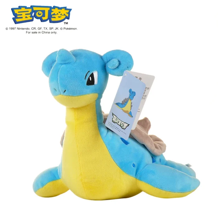 Kawaii Pokemon Lapras Stuffed Toys Cartoon Cute Water Sprit Plush Dolls Throw Pillow Birthday Gift For Kids Friends Boys 1