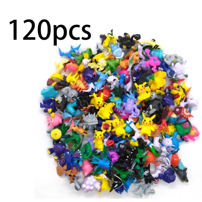 24-144 Pcs Pokemon Action Figure 2-3CM Not Repeating Mini Figures Model Toy Pikachu Anime Kids Collect Dolls Birthday Gifts 6