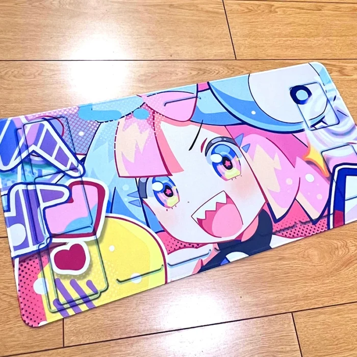 Pokemon PTCG Play Mat The Starry Night Style Gengar Pikachu Figure Table Games Mat Duel Plate Rubber Card Mat Anime Mouse Pad 5