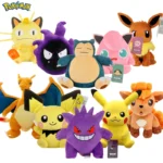 POKEMON Original Plush Toy Gengar Pikachu Charizard Genuine Plush Doll Soft Kawaii Cute Cartoon Piplup Toys for Kids Gift 1