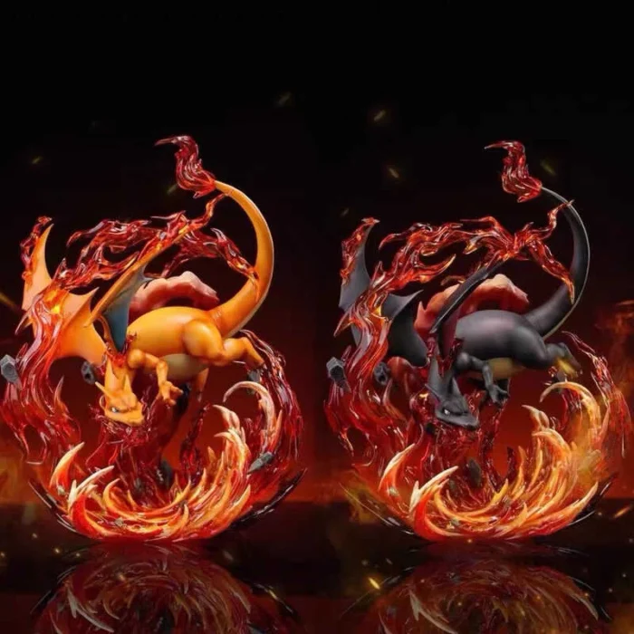 In stock Anime Pokemon Gk Charizard Figures 1/20 Amazing Museum Action Cute Statue Model Desktop Decoration Collection Gift 5