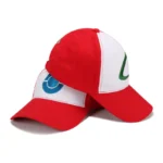 Anime Cartoon Pokemon Hats Pocket Monster Figure Ash Ketchum Cosplay Series Cartoon Hat Adjustable Child Baseball Cap Mesh Hats 3
