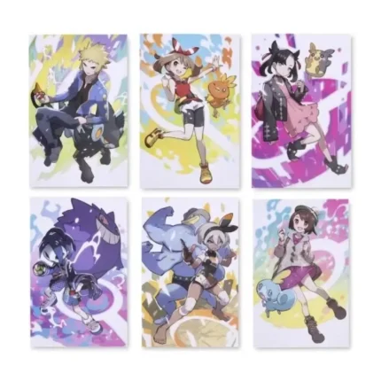 American Version of PokeMon Center Trainers Series Little Youmali, Salina, Chibana Posters, Home Canvas Hanging Paintings 1