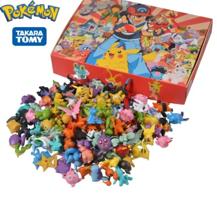 144 Style Pokemon Figure Toys Anime Pikachu Action Figure Model Ornamental Decoration Collect Toys For Children's Christmas Gift 1