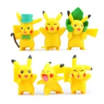 18pcs/set Pokemon Pikachu Action Figure Animation Cute Doll Collection PVC Model Toys 2