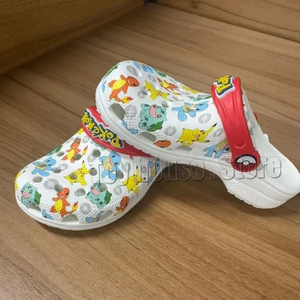 Pokemon Hole Sandals Pikachu Kawaii Squirtle Charmander Slippers Sandals Eva Anime Home Beach Shoes Summer Slippers Kids Gifts 1