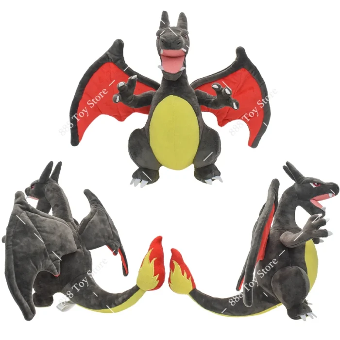 Pokemon Plush Shiny Gyarados Charizard Mega Rayquaza Hisuian Zorua Ho-Oh Lucario Butterfree Anime Stuffed Peluche Kids Xmas Gift 3