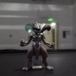 11cm Pokemon Figure Mewtwo Anime Figure Steel Mewtwo cool Figurine Pvc Statue Model Decorations Toys for Kid Gifts Collection 5