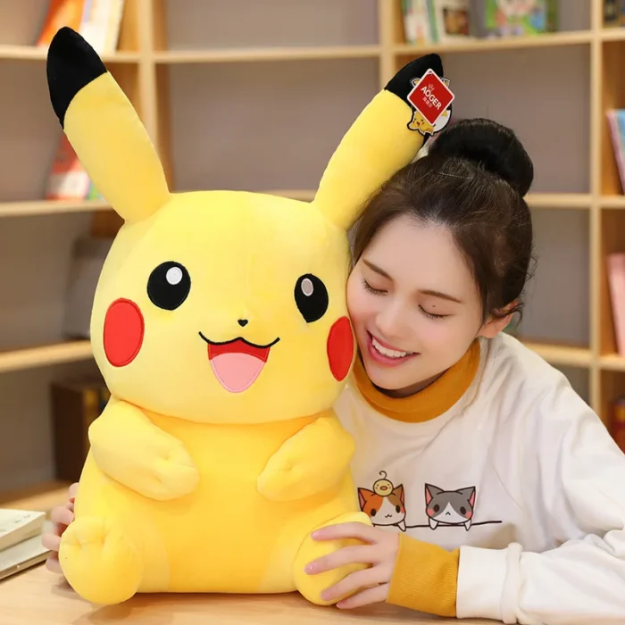 Pokemon Kawaii Pikachu Cute Stuffed Toys Cartoon Plush Dolls Anime Throw Pillow Birthday Christmas Gift For Kids Friends Boys 2
