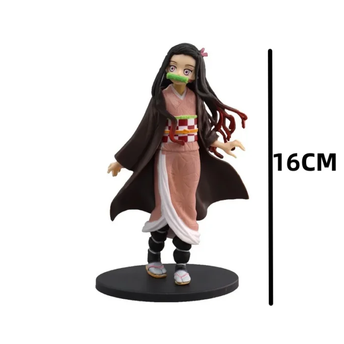 Anime Demon Slayer Action Figures Kimetsu No Yaiba Shinobu Nezuko PVC Dolls Model Collection Ornaments Japan Derivatives Toys 6
