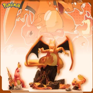 Pokemon Anime Figure Dragonite Charizard Evolution Action Figurine 13.5cm Pvc Statue Model Doll Collectible Room Decora Toy Gift 1